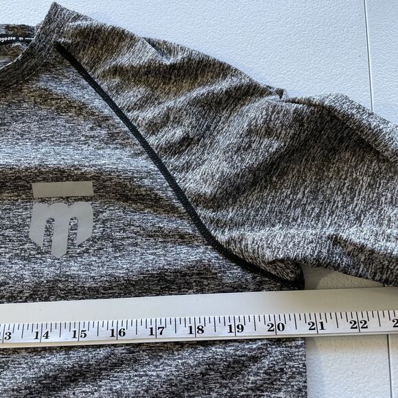 Mongoose Mens Long Sleeve Crew Neck Loose Fit Cycling Shirt Size S Gray Outdoors - Picture 8 of 10